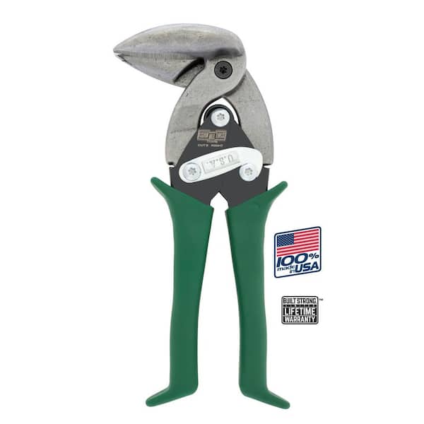 10 in. Aviation Snip, Upright, Right Cut