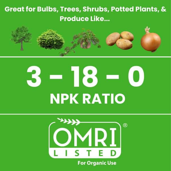 4 lb. Organic Bone Meal Plant Food 3-18-0 (6-Pack)