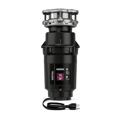 Lite Series 1/3 HP Continuous Feed Garbage Disposal With Power Cord And Unive...