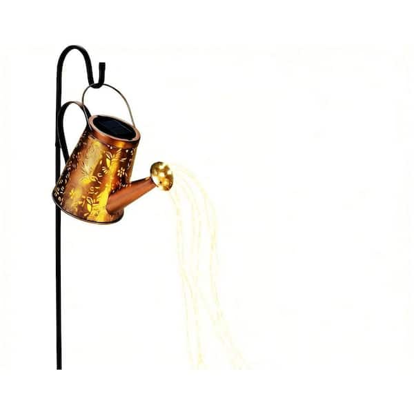 Solar Lights Outdoor Garden Decor, Large Lanterns Watering Can Lights, Hanging Lights Garden Decorations, Yard, Porch
