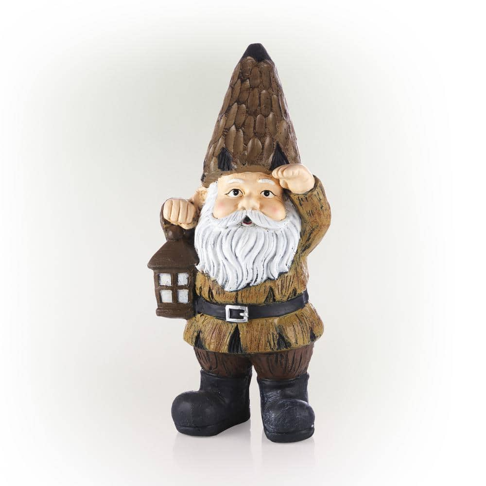 Evergreen 24 in. H Bumble Bee Gnome Garden Statuary 84G3393 - The Home Depot