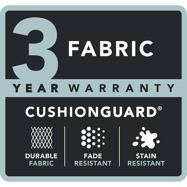 24 in. W x 30 in. D CushionGuard Universal Outdoor Chaise Cushion in Lake Twist