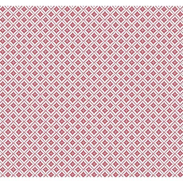 York Wallcoverings Polaris Red Paper Strippable Roll (Covers 60.75 sq. ft.)