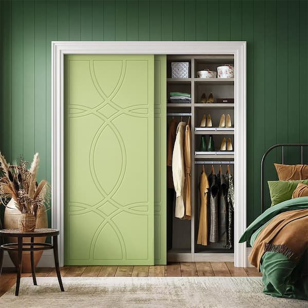 Closet organizer armoire sliding door wardrobe MDF with UV finish