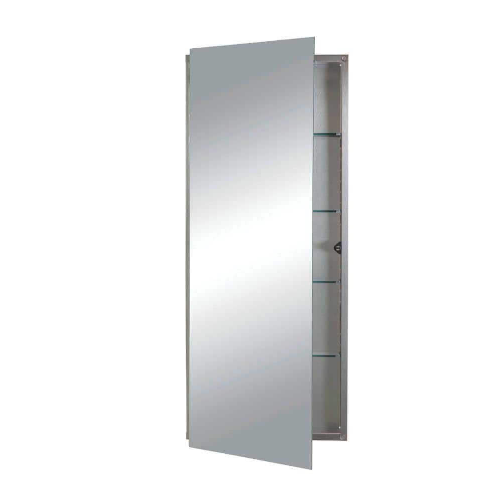 Jensen Illusion 15-in x 36-in Rectangle Recessed Mirrored Medicine Cabinet Jensen Illusion 15-in x 36-in Rectangle Recessed Mirrored Medicine Cabinet