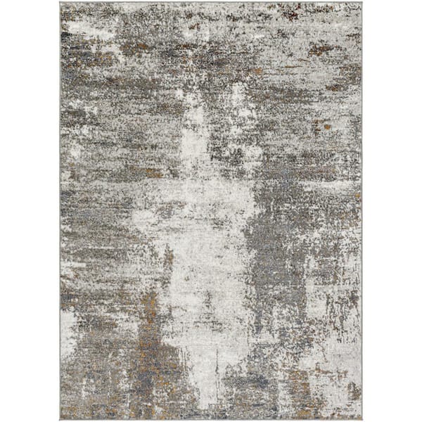 Livabliss San Francisco Gray Abstract 9 ft. x 12 ft. Indoor Area Rug