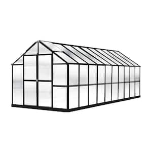 Growers Edition 8 ft. W x 20 ft. D x 7.6 ft. H Black Greenhouse