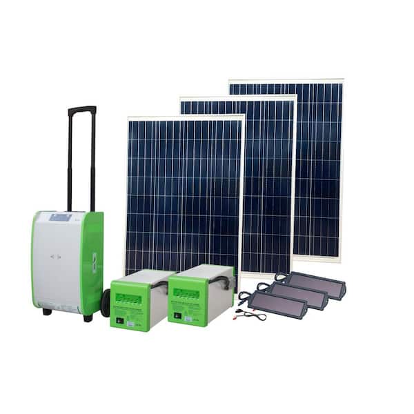 NATURE POWER 1,800-Watt Indoor/Outdoor Portable Off-Grid Solar Generator 240 Emergency Kit
