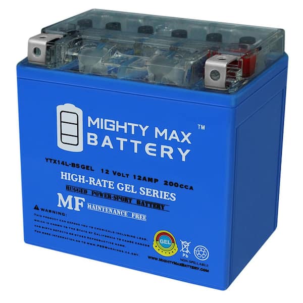 MIGHTY MAX BATTERY YTX14L-BS GEL Replacement Battery Compatible with BRP 900 Ryker (ACE) 19-22