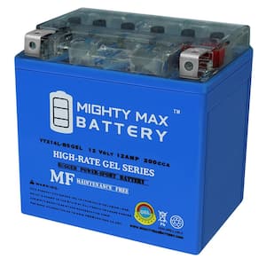 12-Volt 12 Ah 200 CCA GEL Rechargeable Sealed Lead Acid (SLA) Powersport Battery