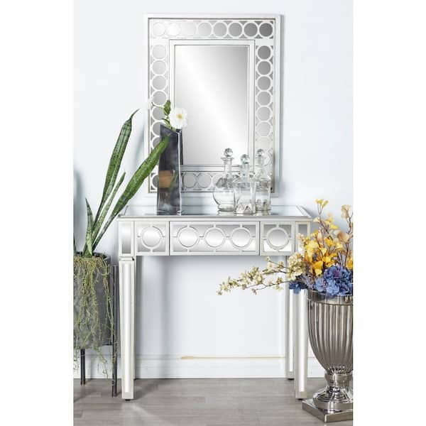 Console Table Set Mirror / Living Room Mirrored Furniture Console Table With Wall Mirror China Mirror Set Made In China Com - The wall mirror can be hung above the table for that last glance before walking out the door.