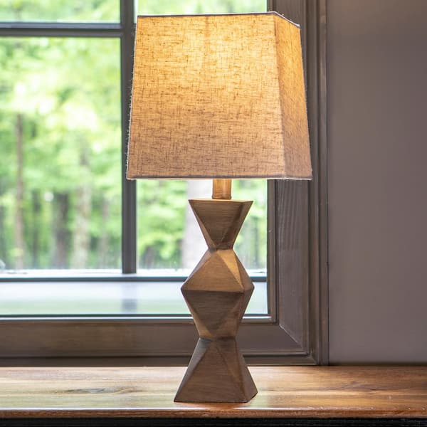 Desert wood lamp