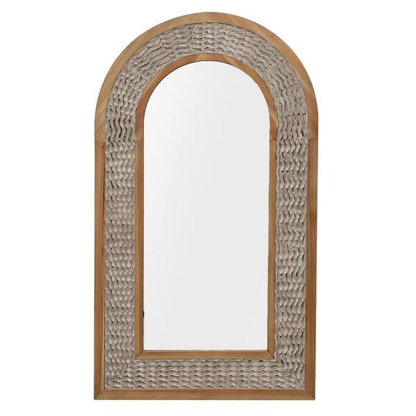 Rustic Modern Farmhouse Wall Art - Handcrafted Arch Window