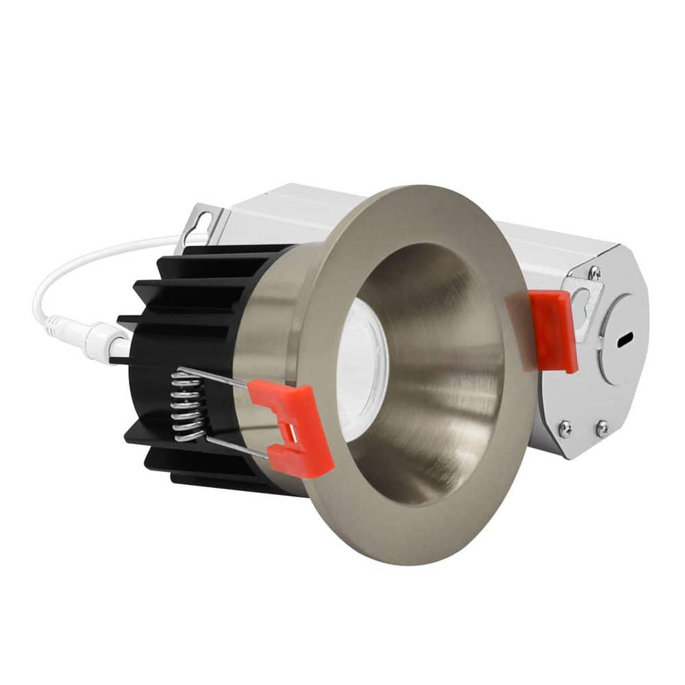 2 In. Integrated LED Regressed Light with Round Brushed Nickel Trim, 5CCT, CRI90, 8W, 600LM, 60°, Dimmable, 120V, ETL price history on PriceWatchPro