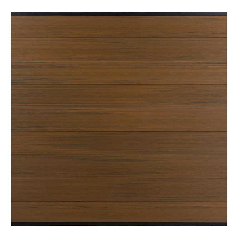 Durable 5. 8ft. H x 5. 9ft. W Brown WPC Waterproof Composite Fence Panel price history on PriceWatchPro