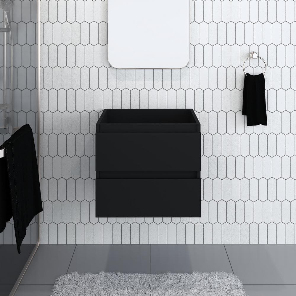 Salt 24 in. W x 18 in. D Bath Vanity Cabinet Only in Black price history on PriceWatchPro