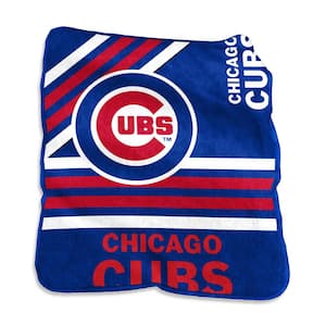 Chicago Cubs Multi Colored Raschel Throw