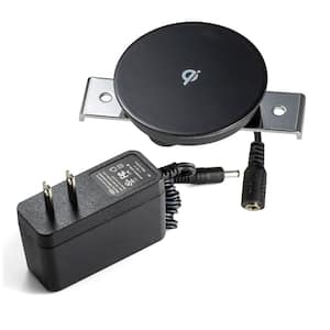 WPC Certified Qi Wireless Charging Pad for Furniture Embedded, Fast Charging, Hole Saw Not Included
