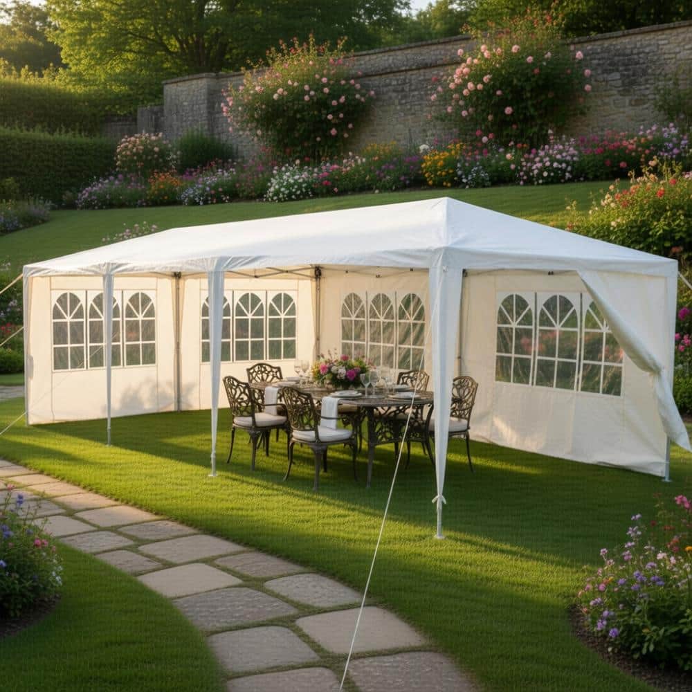 30x10ft UV-resistant canopy tent with zippered walls for outdoor commercial use price history on PriceWatchPro