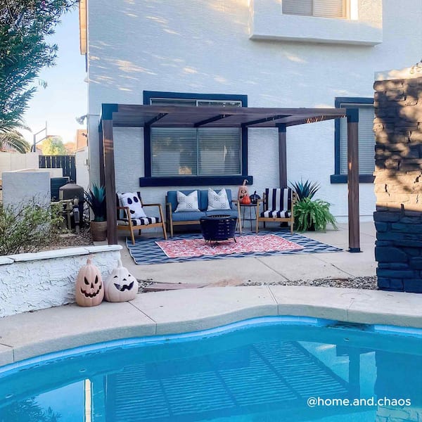 Sunjoy SummerCove 12 ft. x 10 ft. Brandon Steel Pergola