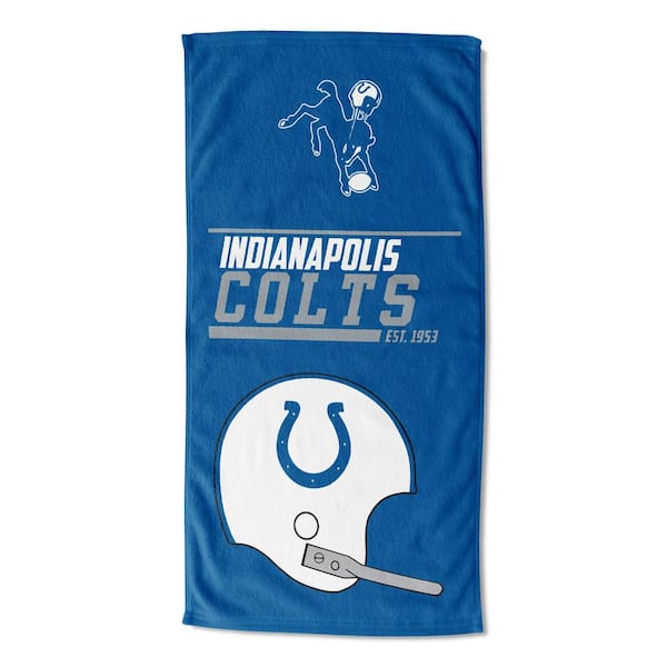 THE NORTHWEST GROUP NFL Colts 40 Yard Dash Legacy Cotton/Polyester Blend Printed Multicolor Beach Towel