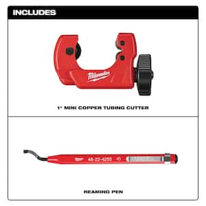 1 in. Mini Copper Tubing Cutter with Reaming Pen