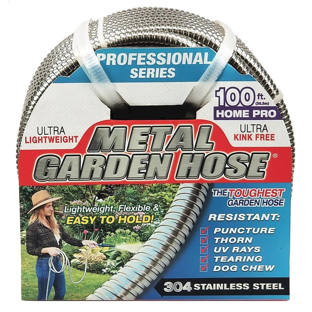 Professional Series 1/2 in. x 25 ft. Heavy Duty Metal Garden Hose price history on PriceWatchPro