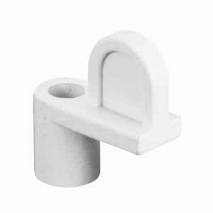 Screen Clips, 3/8 in., Diecast, White, with Screws