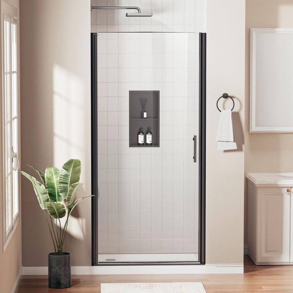 32-33 in. W x 72 in. H Pivot Swing Frameless Shower Door with Nano-Coated Clean Tempered Glass in Chrome price history on PriceWatchPro
