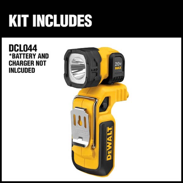 DEWALT 20V MAX LED Handheld Work Light - Yellow (DCL044) for sale online