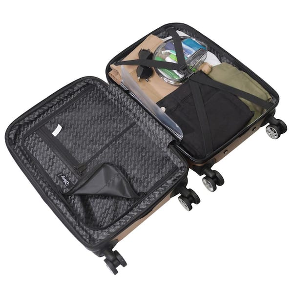 FUL Load Rider 29in Hard side Spinner Rolling Luggage Suitcase, Aluminum  Telescopic Pull Handle, Upright ABS Plastic Hard Case