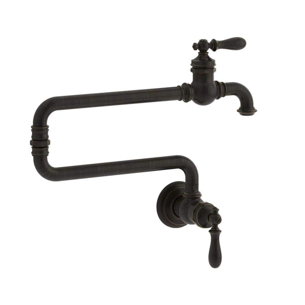 KOHLER Artifacts Wall Mounted Pot Filler with 22 in. Extended Spout in