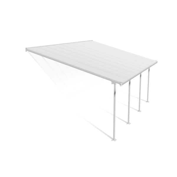 CANOPIA by PALRAM Feria 13 ft. x 20 ft. White/White Lean to Carport