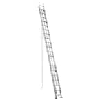 Louisville Ladder 40 ft. Fiberglass Extension Ladder with 300 lbs. Load ...
