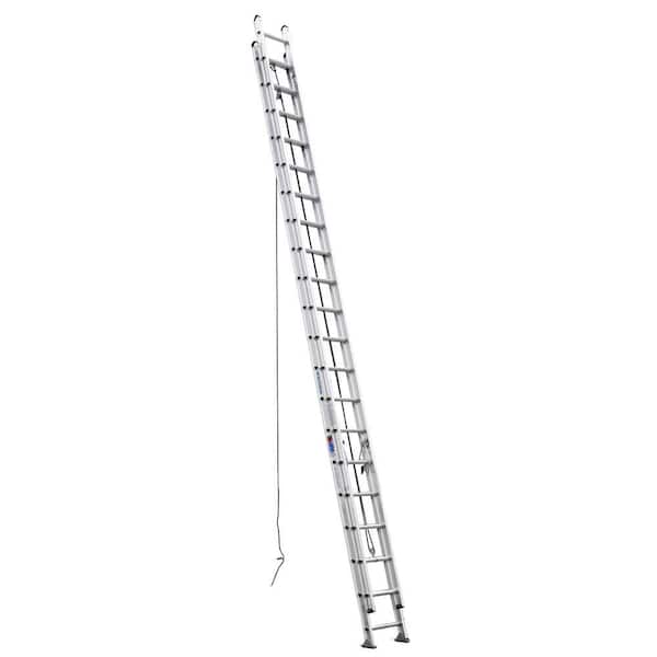 Werner 40 ft. Aluminum D-Rung Extension Ladder with 300 lb. Load Capacity Type IA Duty Rating