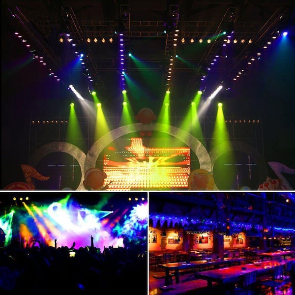 Lukyamzn RGB 7 Channel Stage Lighting, LED Par Light with Remote