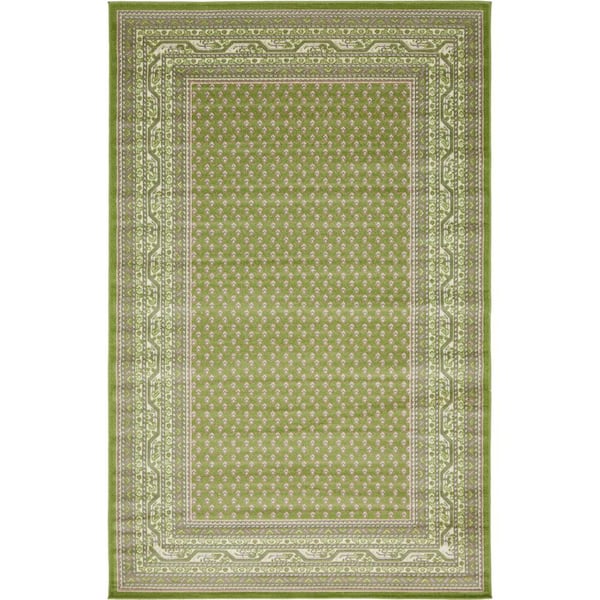 Unique Loom Williamsburg Allover Green 5' 0 x 8' 0 Area Rug