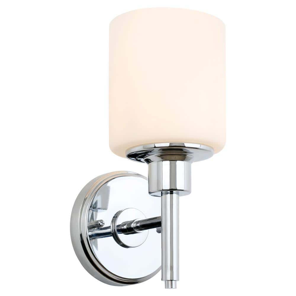 Aubrey 1-Light Polished Chrome Sconce