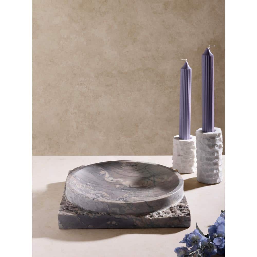 Shayne 12'' Brown and Green Onyx Decorative Bowl