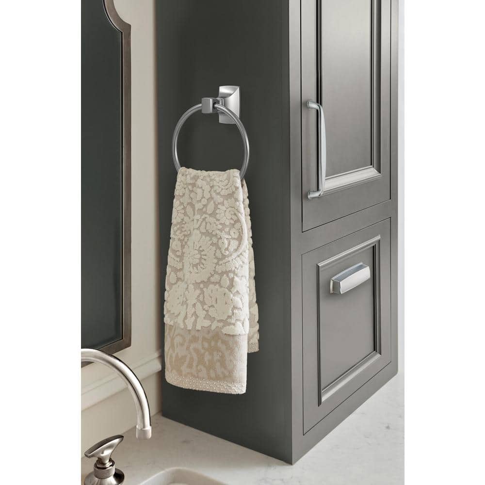 Polished Chrome 6-5/16" Cabinet Drawer Pull with Mounting Hardware