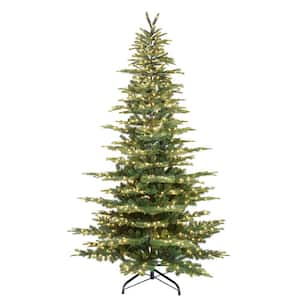9 ft Colorado Green Fir LED Pre-Lit Artificial Christmas Tree with 800 Warm White Mini Lights
