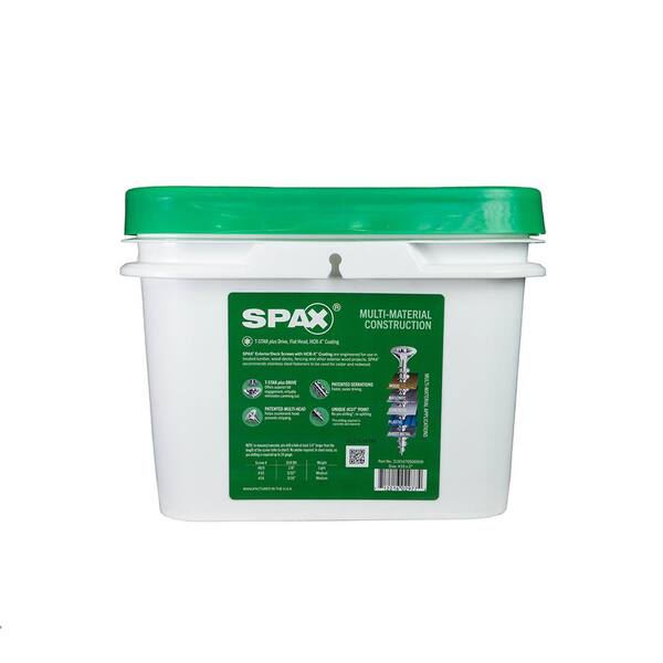 SPAX #10 x 2 in. Exterior Flat Head Deck Wood Screws Construction