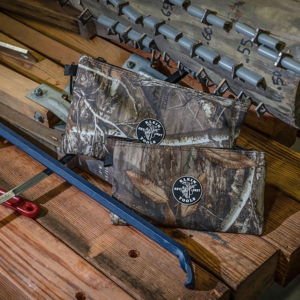 10 in. Camo Zipper Tool Bag, 2-Pack 10 in. Camo Zipper Tool Bag, 2-Pack