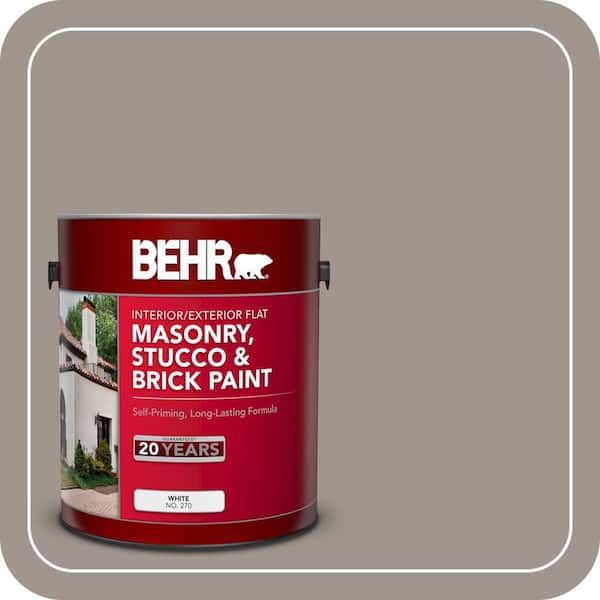 1 gal. #PPF-31 Pebbled Path Flat Interior/Exterior Masonry, Stucco and Brick Paint
