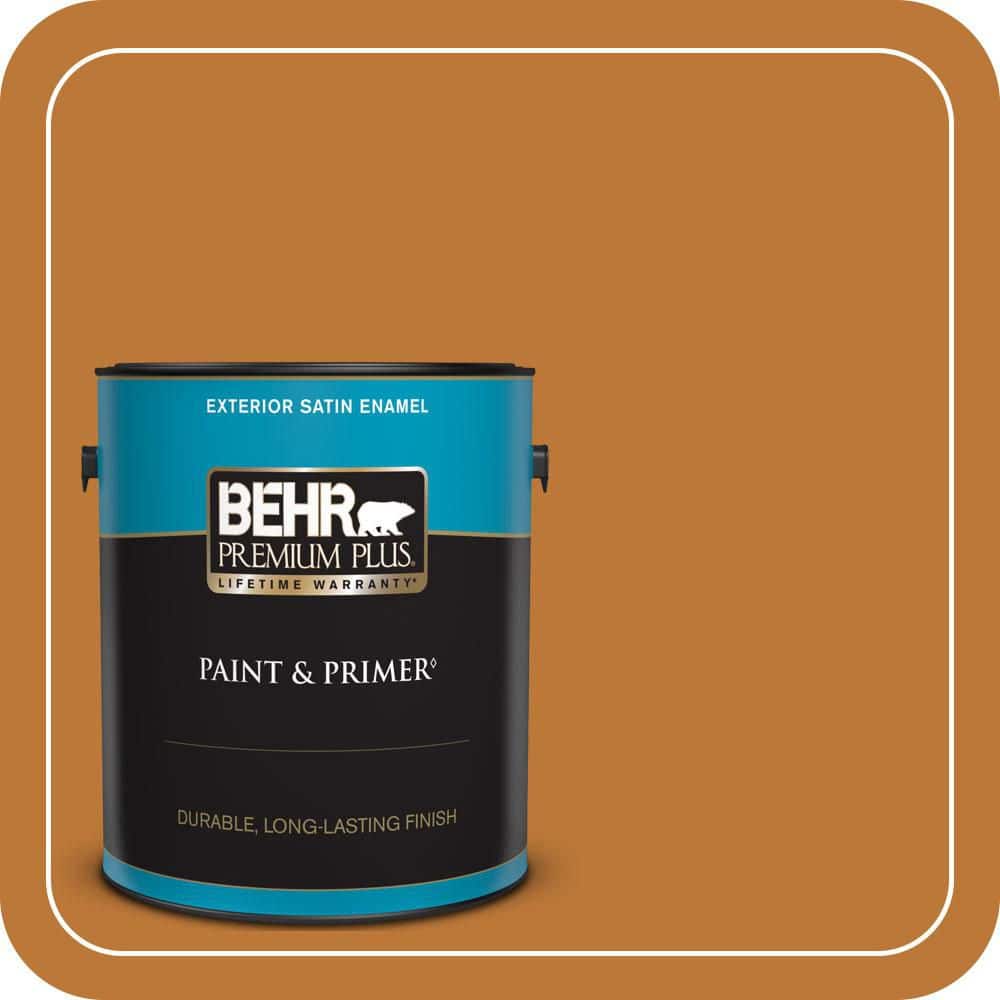 1 gal. #290D-7 Crispy Gingersnap Satin Enamel Exterior Paint & Primer price history on PriceWatchPro