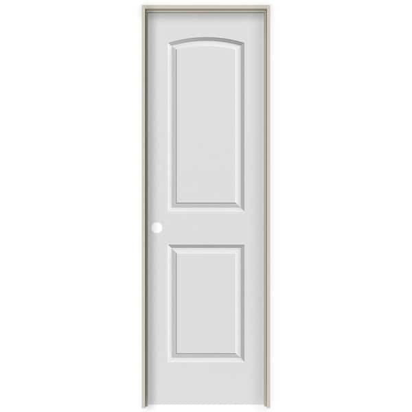 MMI Door 26 in. x 80 in. Smooth Caiman Right-Hand Solid Core Primed Molded Composite Single Prehung Interior Door