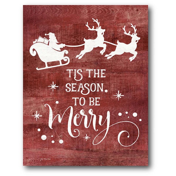 Courtside Market Tim Is the Season to Be Merry Gallery-Wrapped Canvas Wall Art 20 in. x 16 in.