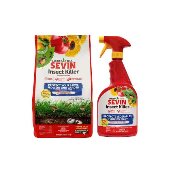 32 oz. Ready-To-Use and 10 lb. Outdoor Lawn and Garden Insect Killer Combo