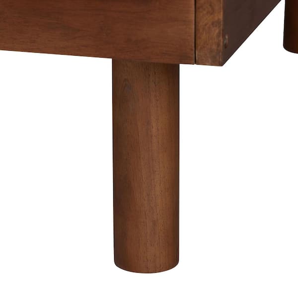 Baxton Studio Ogden Mid-Century Modern Walnut Brown Finished Wood And – Modish Store
