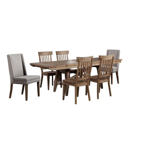 Riverdale 7 piece dining set with upholstered discount chairs